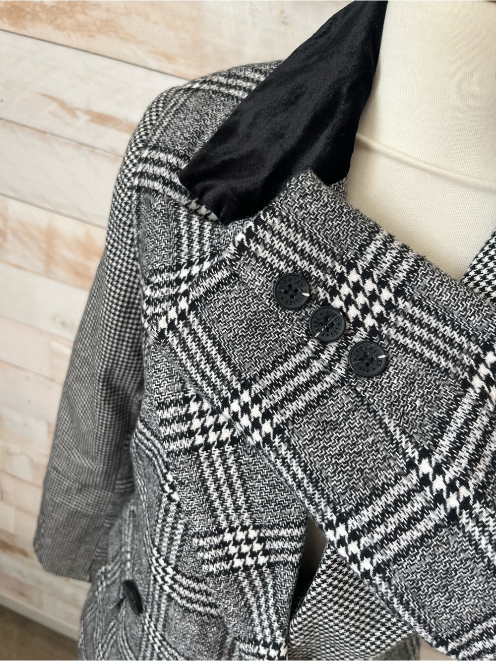 NWT Anthropologie size XS double breasted blazer in plaid by Avec Les Filles - Picture 5 of 13